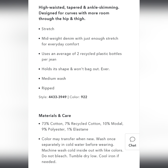 American Eagle Curvy Mom Jean Distressed - Picture 8 of 8